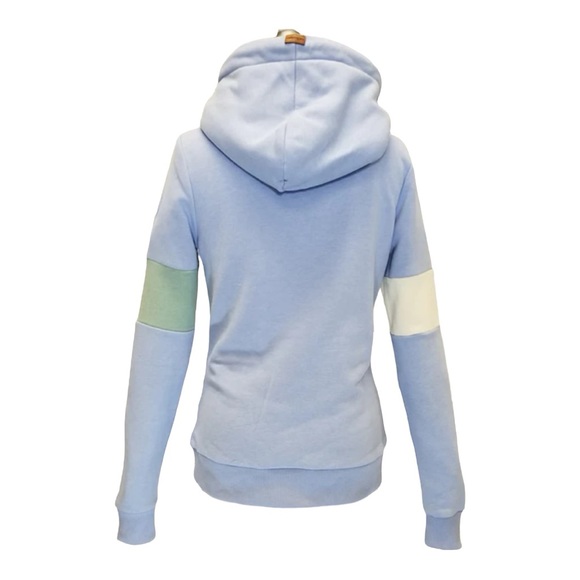 NWT Wanakome Dasha Baby Blue Jay Mix Hoodie - Picture 2 of 2